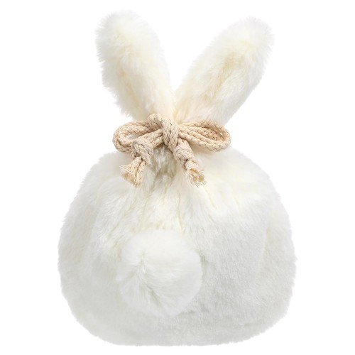 Drawstring makeup bag plush - drawstring,