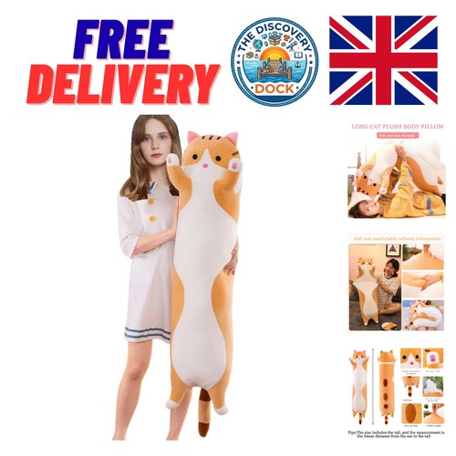 Charming 50cm yellow cat - yellow,