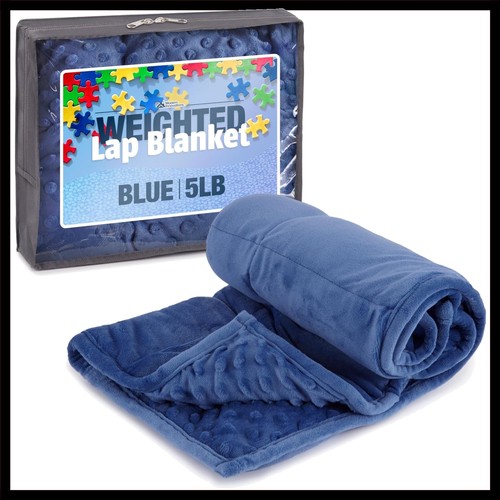 Kids weighted blanket blue - weighted,
