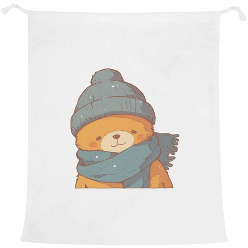 Winter teddy bear laundry - laundry, /